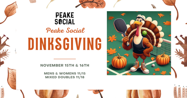 3rd Annual Dinksgiving logo