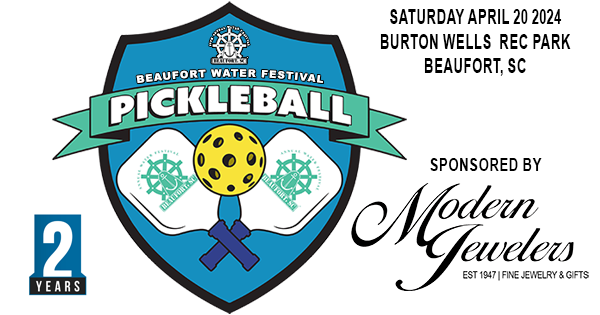 2024 2nd Annual Beaufort Water Festival Pickleball Tournament logo
