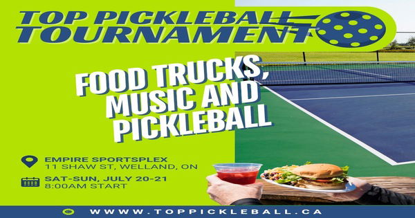 Top Pickleball Tournament Welland logo