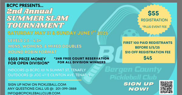 BCPC Summer Slam Tournament logo