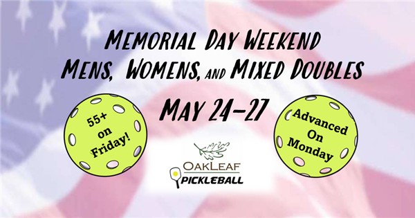 Memorial Day Weekend Doubles logo