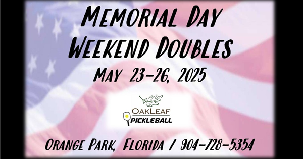 Memorial Day Weekend Doubles At Oakleaf logo