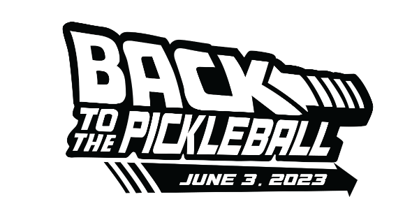 "Back to the Future" Mixed Doubles Tournament logo