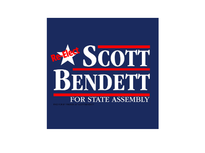 Re-Elect Scott Bendett for State Assembly logo