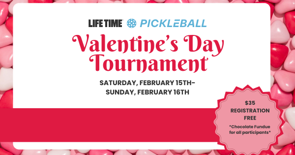 Valentine Pickleball Tournament logo