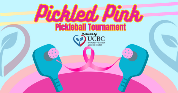 UCBC Pickled Pink Pickleball Tournament logo