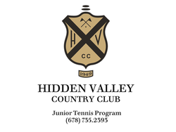 Court Sponsor: Hidden Valley Country Club Junior Tennis Program logo