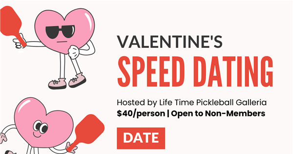 Cancelled: Life Time Galleria Speed Dating logo