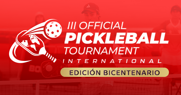 III Official Pickleball Tournament - International logo