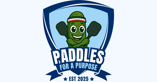 Paddles for a Purpose Pickleball Tournament logo