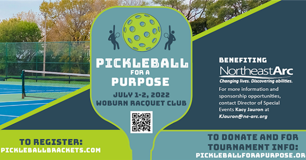 Northeast Arc Pickleball for a Purpose logo