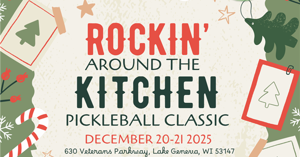Rockin Around the Kitchen - Lake Geneva Holiday Tournament logo