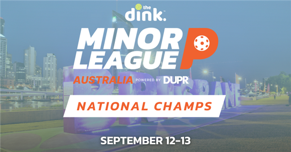The Dink Minor League Pickleball - National Championships logo