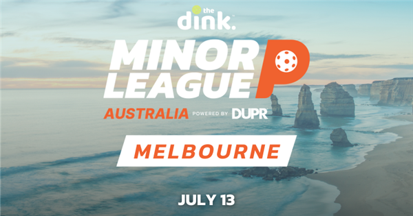 The Dink Minor League Pickleball @ Melbourne logo