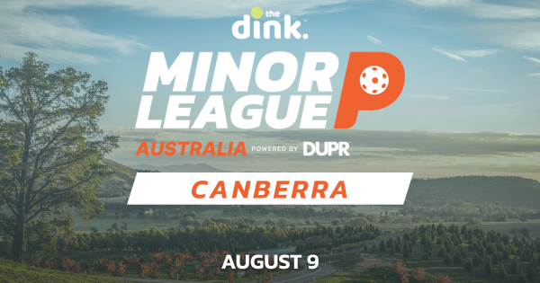The Dink Minor League Pickleball @ Canberra logo