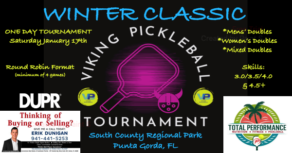 Viking Pickleball Winter Classic logo