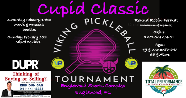 Viking Pickleball Cupid Classic logo