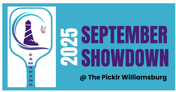 2025 SEPTEMBER SHOWDOWN BY CAM OHANA @PICKLR WMBG logo