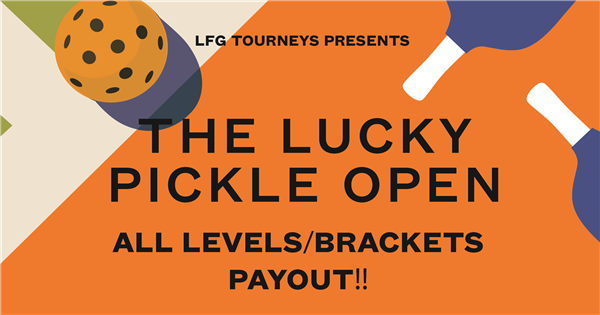 LUCKY PICKLE OPEN logo