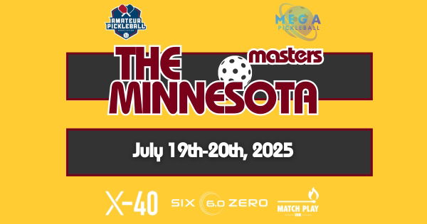 The Minnesota Masters @ MEGA Pickleball logo