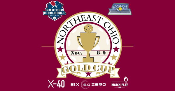 The Northeast Ohio Gold Cup @ Pickleball Play 365 logo