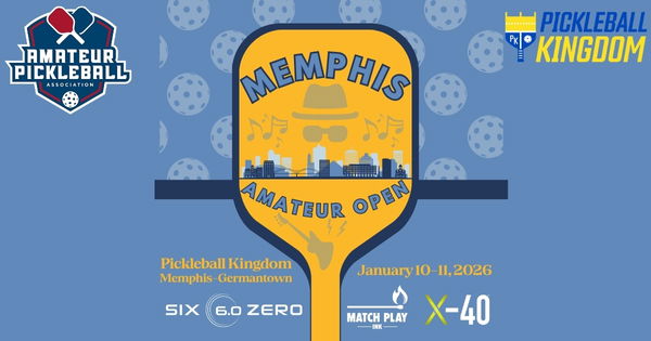 The Memphis Amateur Open @ Pickleball Kingdom Memphis-Germantown logo