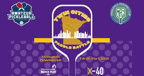 The Twin Cities Paddle Battle @ Minneapolis Pickleball Club logo