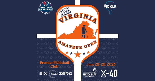 The Virginia Amateur Open @ The Picklr Fredericksburg logo