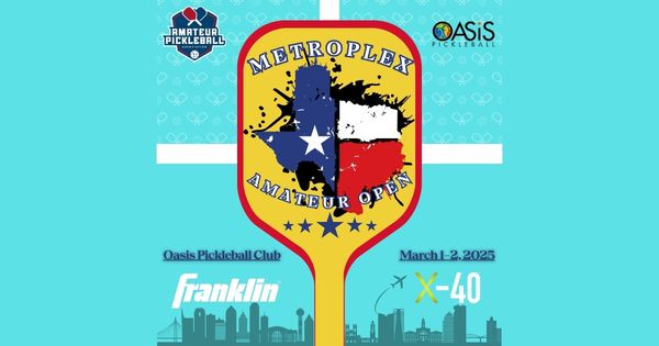 The Metroplex Amateur Open @ Oasis Pickleball Club logo