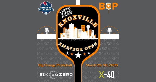 The Knoxville Amateur Open @ Big Orange Pickleball logo