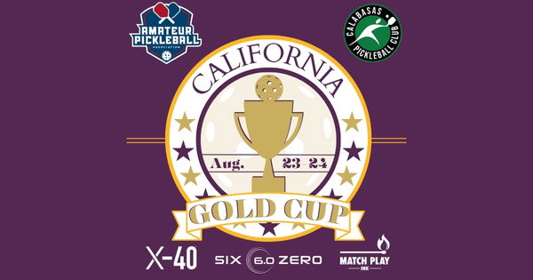 The California Gold Cup @ Calabasas Pickleball Club logo