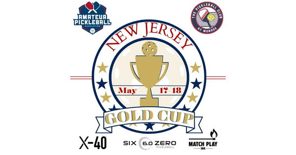 The New Jersey Gold Cup @ The Pickleball Club at Monroe logo