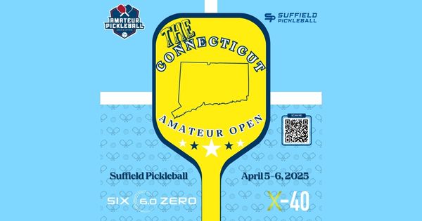 The Connecticut Amateur Open @ Suffield Pickleball logo