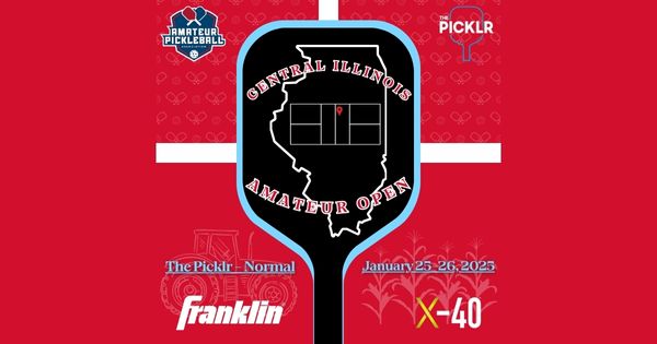 The Central Illinois Amateur Open @ The Picklr Normal logo