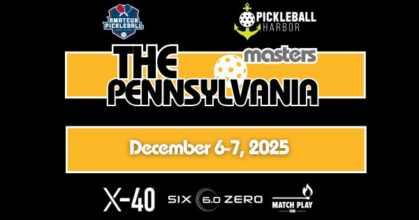 The Pennsylvania Masters @ Pickleball Harbor logo