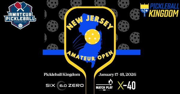 The New Jersey Amateur Open @ Pickleball Kingdom logo