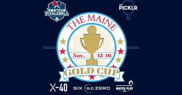 The Maine Gold Cup @ The Picklr Westbrook logo