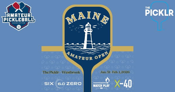 The Maine Amateur Open @ The Picklr Westbrook logo