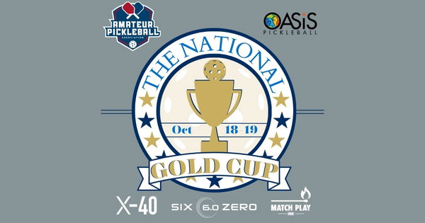 The National Gold Cup @ Oasis Pickleball Club logo