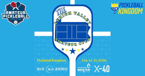 The Lehigh Valley Amateur Open @ Pickleball Kingdom logo