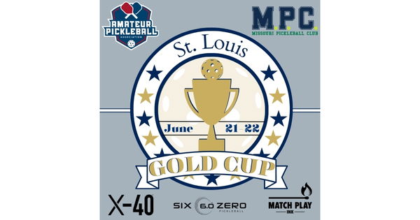 The St. Louis Gold Cup @ Missouri Pickleball Club logo