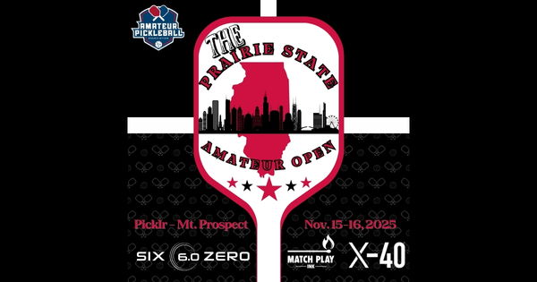 The Prairie State Amateur Open @ The Picklr Mount Prospect logo