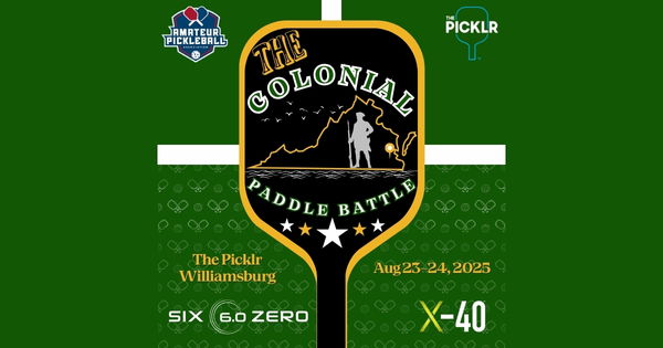 The Colonial Paddle Battle @ The Picklr Williamsburg logo