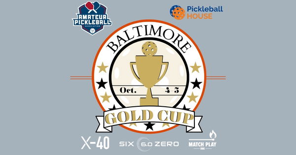 The Baltimore Gold Cup @ The Pickleball House logo