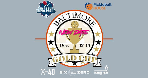 The Baltimore Gold Cup @ The Pickleball House logo