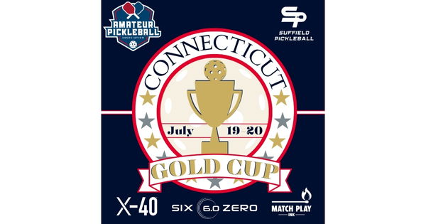 The Connecticut Gold Cup @ Suffield Pickleball logo