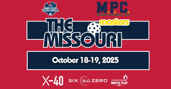 The Missouri Masters @ Missouri Pickleball Club logo