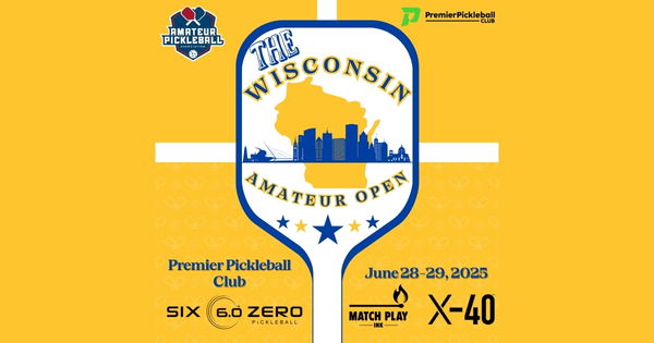 The Wisconsin Amateur Open @ Premier Pickleball Club logo