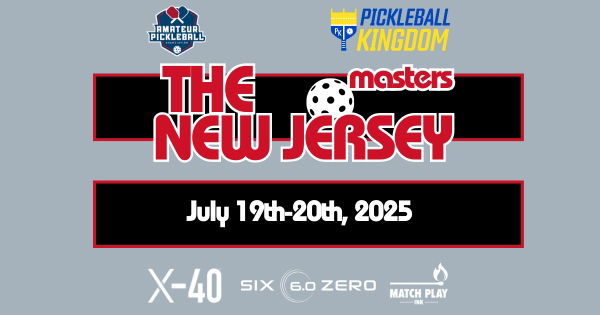 The New Jersey Masters @ Pickleball Kingdom logo