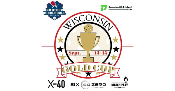 The Wisconsin Gold Cup @ Premier Pickleball Club logo